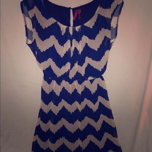 Chevron Short Dress